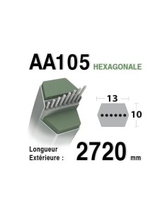 Courroie AA105 Husqvarna - 532165555 - 180217 - AYP - Bernard Loisirs | Pas cher 2