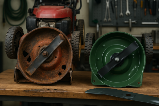 Mon plateau de tondeuse rend l'âme ?